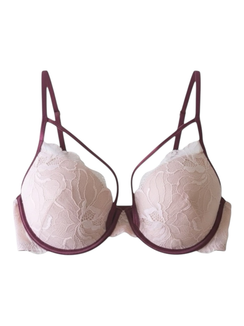 new Bluebella ᪥ Romantic Satin+ Floral Lace Underwire Demi Bra ᪥ Pink ᪥ 32D ᪥ - Picture 12 of 16